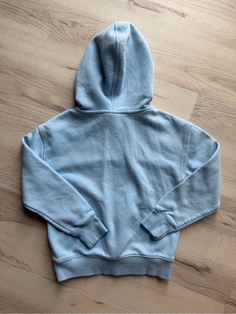 Kids Light Blue Pullover Hoodie Sweatshirt - Picture 2 of 5